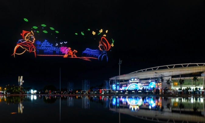 large-scale drone light show in hanoi canceled following rehearsal incident picture 1