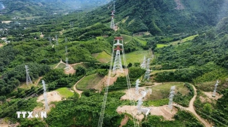 500kv transmission line from laos energised picture 1