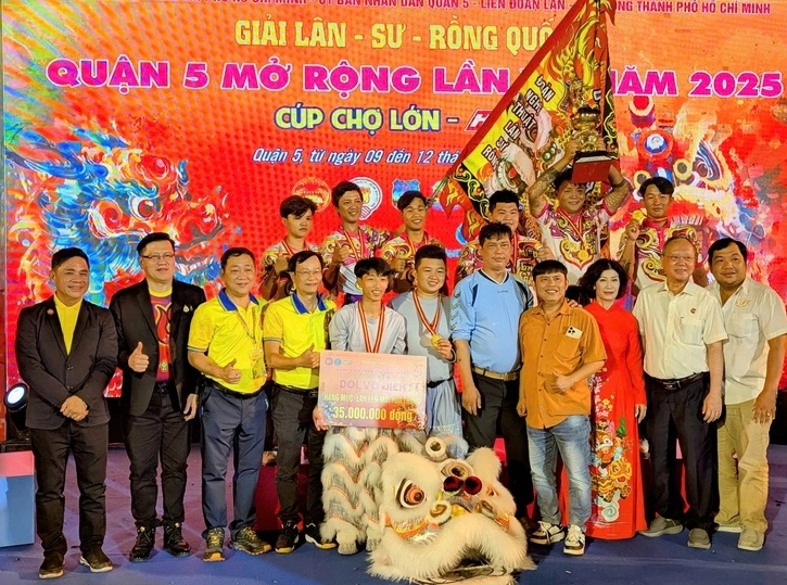 Int’l Open Kylin-Lion-Dragon Championship attracts spectators