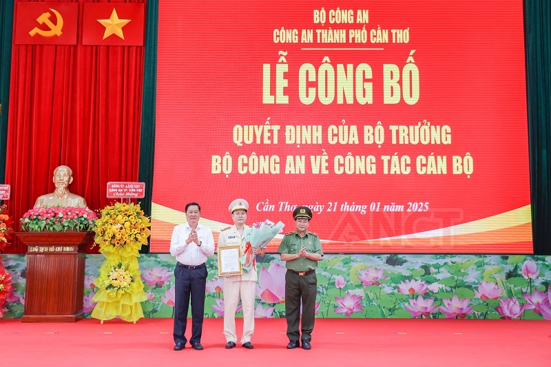 công an cần thơ có tân phó giám đốc hình ảnh 1 cong an can tho co tan pho giam doc hinh anh 1