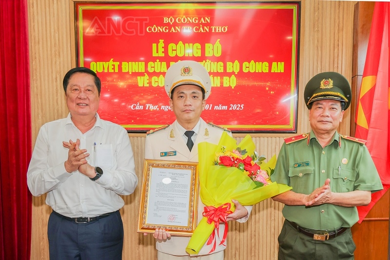 Bổ nhiệm Phó Giám đốc Công an TP. Cần Thơ