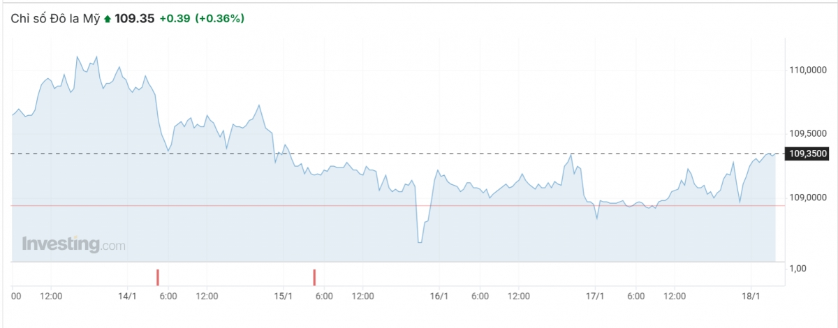 ty gia usd hom nay 20 1 chi so usd index ha xuong con 109,25 diem hinh anh 3