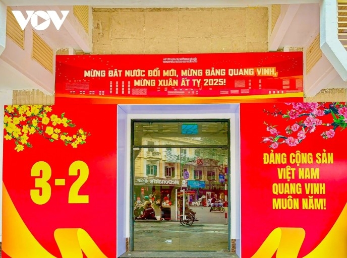 tet decorations light up hanoi s streets picture 5