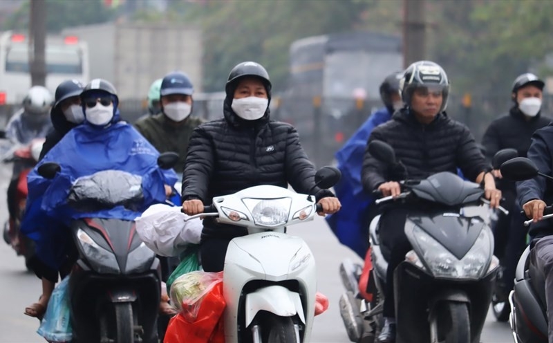 khong khi lanh khien nhiet do o ha noi giam thap nhat tu dau mua ret den nay hinh anh 1