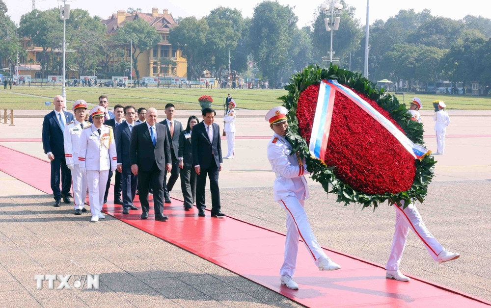 toàn cảnh chuyến thăm chính thức việt nam của thủ tướng nga mikhail mishustin hình ảnh 2 toan canh chuyen tham chinh thuc viet nam cua thu tuong nga mikhail mishustin hinh anh 2