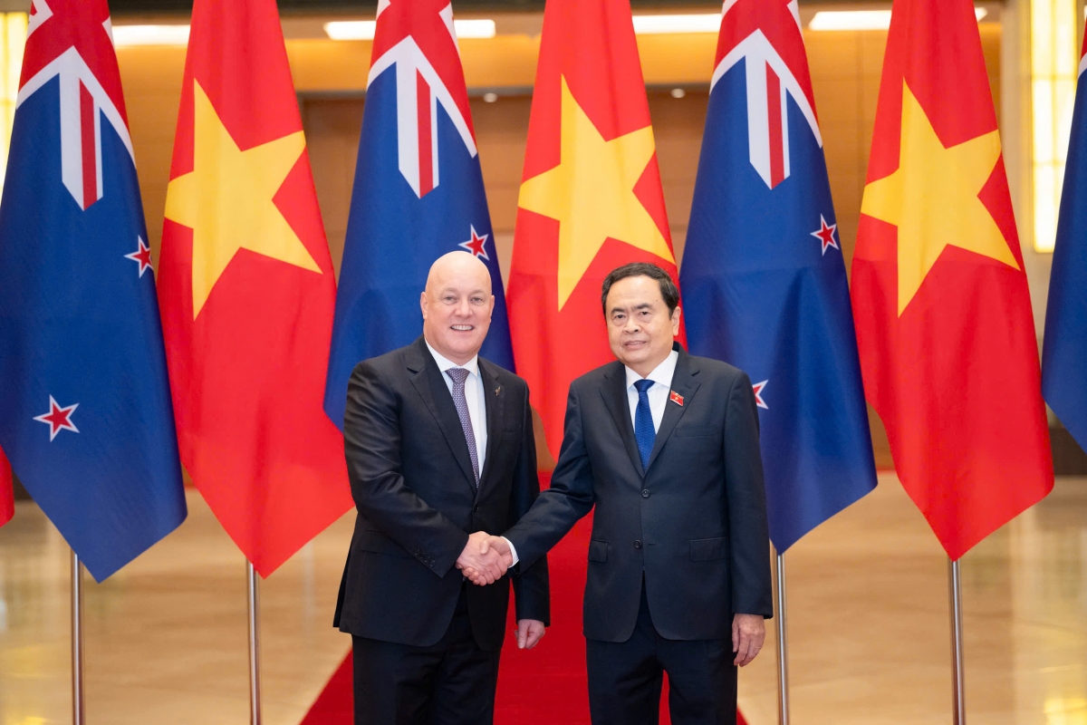 Chủ tịch Quốc hội hội kiến Thủ tướng New Zealand Christopher Luxon
