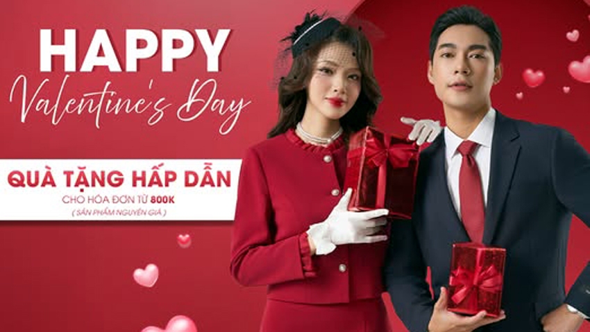 valentine 2025 gio hoa hong hinh trai tim ca chuc trieu dong van hut khach hinh anh 3