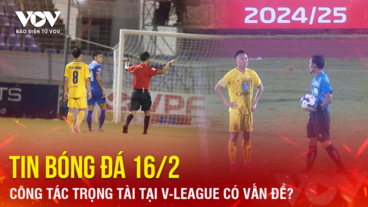 tin bong da 16 2 cong tac trong tai tai v-league co van de hinh anh 1