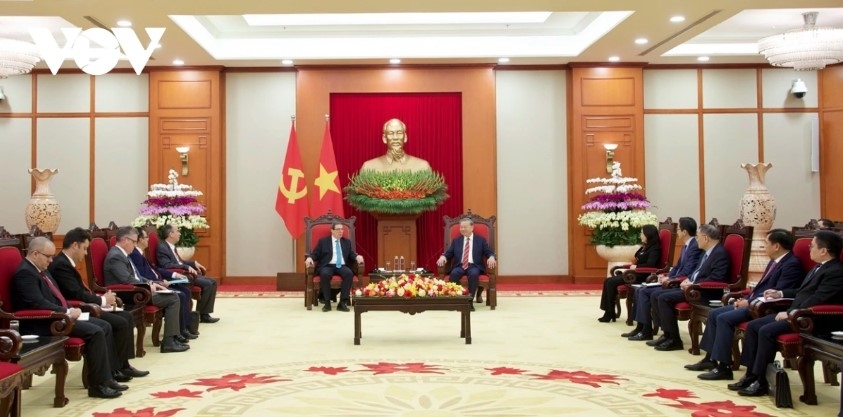 party chief receives cuban foreign minister in hanoi picture 1