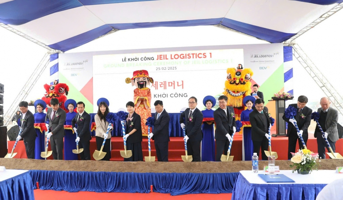 Khởi công dự án Jeil Logistics tại Hải Phòng