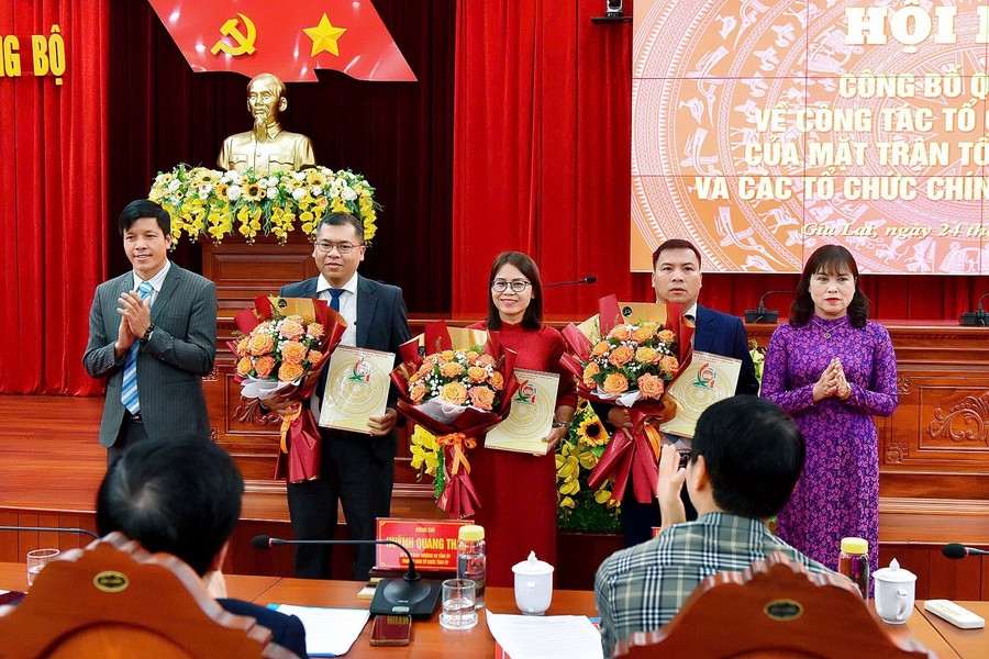 Gia Lai sáp nhập nhiều đơn vị tại các tổ chức, đoàn thể cấp tỉnh