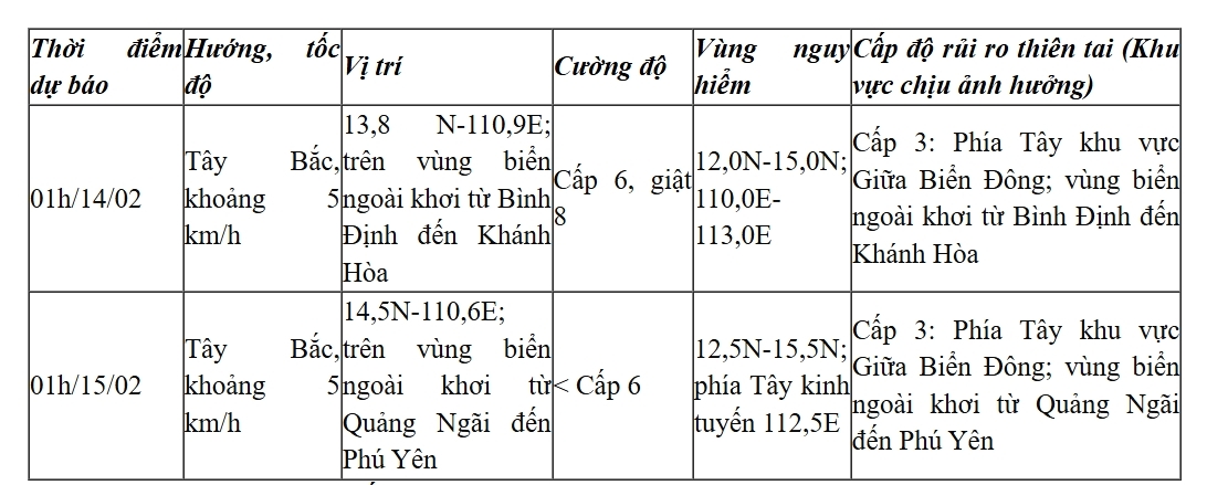 Ap thap nhiet doi tren bien Dong manh cap 6, giat cap 8 hinh anh 2