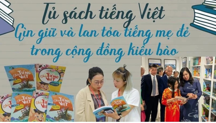 Bookcase project helps spread Vietnamese language, culture in Belgium