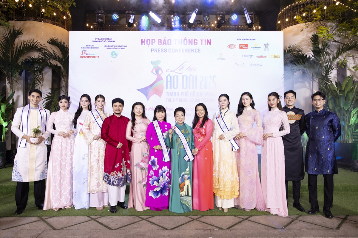 dàn hoa hậu, nam vương làm Đại sứ lễ hội Áo dài thành phố hồ chí minh 2025 hình ảnh 1 dan hoa hau, nam vuong lam Dai su le hoi Ao dai thanh pho ho chi minh 2025 hinh anh 1