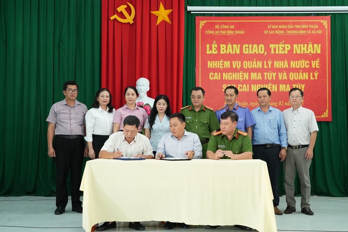công an bình thuận tiếp nhận quản lý cơ sở cai nghiện ma túy hình ảnh 2 cong an binh thuan tiep nhan quan ly co so cai nghien ma tuy hinh anh 2