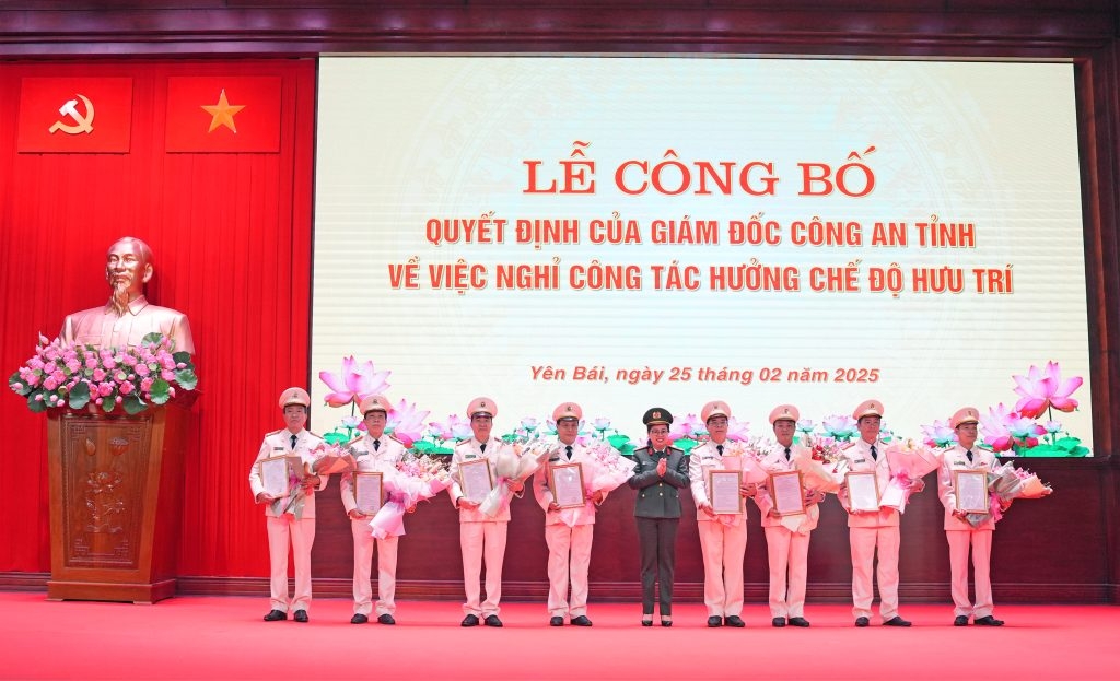 16 lãnh đạo công an cấp phòng và cấp huyện ở yên bái nghỉ hưu trước tuổi hình ảnh 2 16 lanh dao cong an cap phong va cap huyen o yen bai nghi huu truoc tuoi hinh anh 2