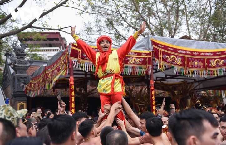 dong ky firecracker procession festival kicks off in bac ninh picture 11