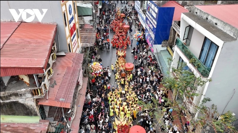 dong ky firecracker procession festival kicks off in bac ninh picture 1