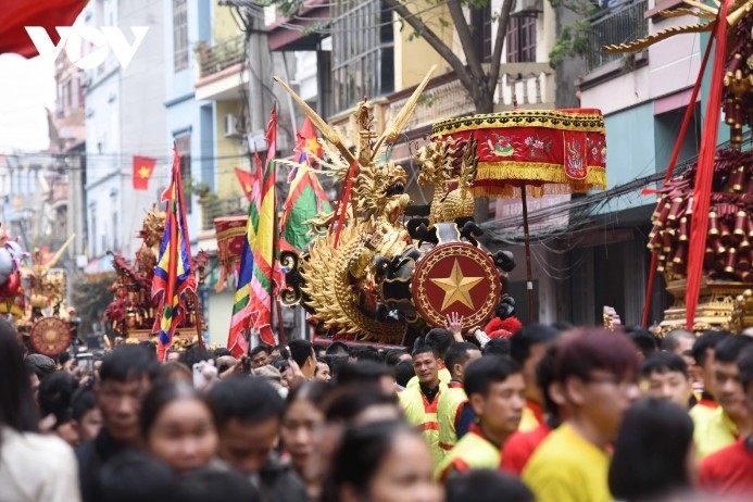 dong ky firecracker procession festival kicks off in bac ninh picture 2