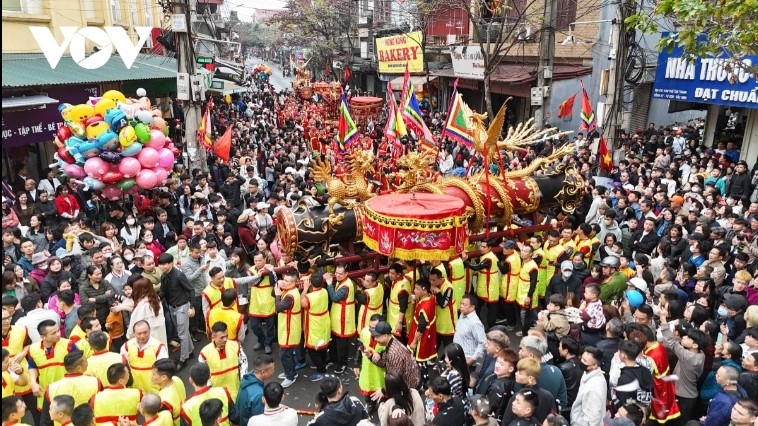 dong ky firecracker procession festival kicks off in bac ninh picture 8