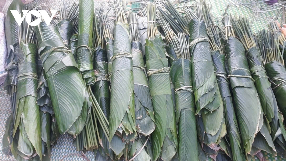 the traditional tet cake of the thai ethnic people picture 2 the traditional tet cake of the thai ethnic people picture 2