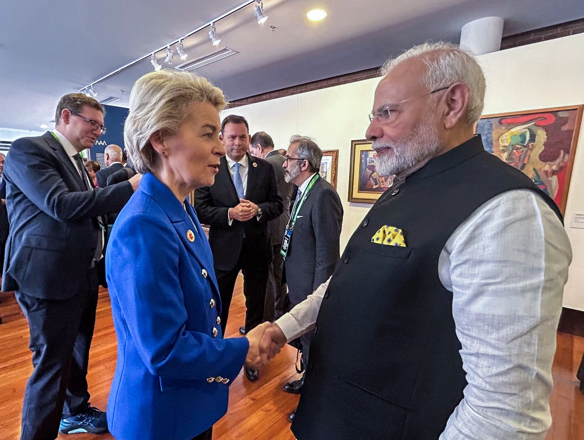 Chủ tịch EC Ursula Von der Layen thăm Ấn Độ
