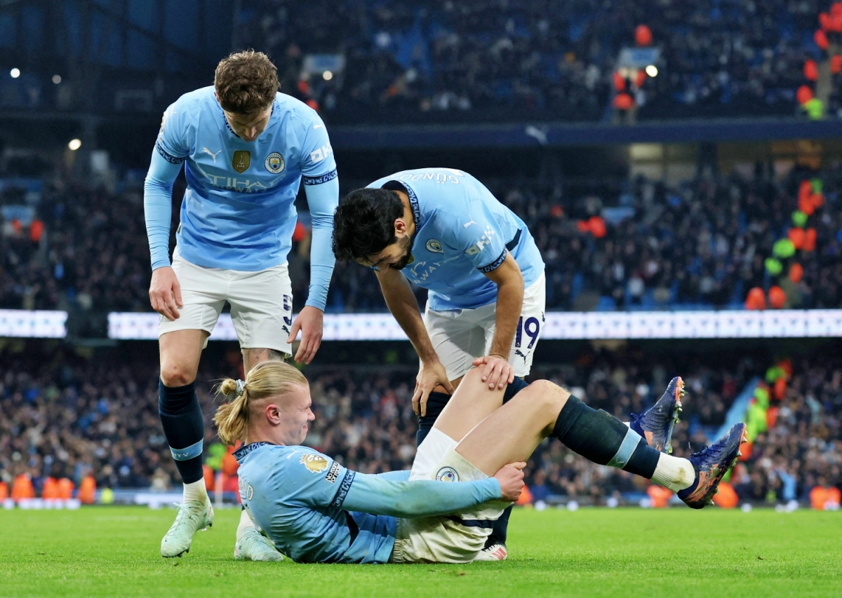 hlv pep guardiola thông tin về chấn thương của erling haaland hình ảnh 1 hlv pep guardiola thong tin ve chan thuong cua erling haaland hinh anh 1