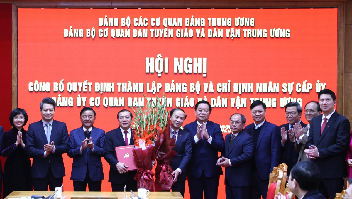 thanh lap Dang bo co quan ban tuyen giao va dan van trung uong hinh anh 1