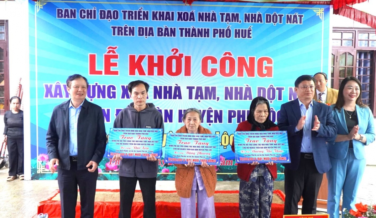 thành phố huế khởi công xoá nhà tạm, nhà dột nát tại huyện phú lộc hình ảnh 3 thanh pho hue khoi cong xoa nha tam, nha dot nat tai huyen phu loc hinh anh 3