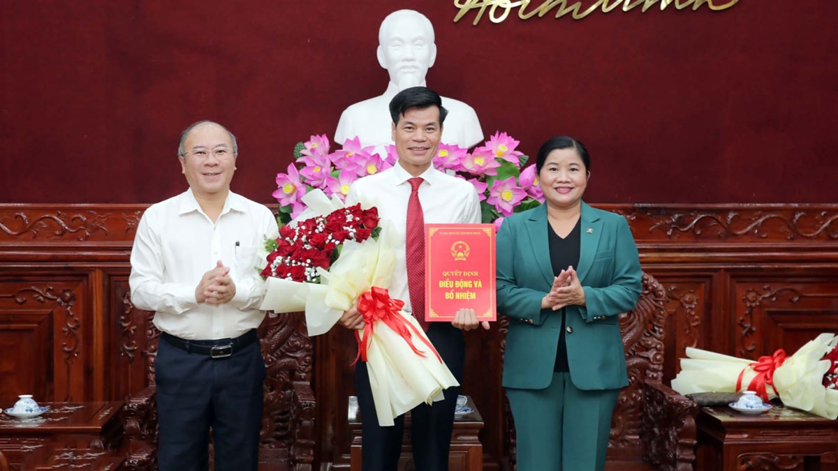 lanh dao nhieu so, nganh o binh phuoc nhan nhiem vu moi hinh anh 1