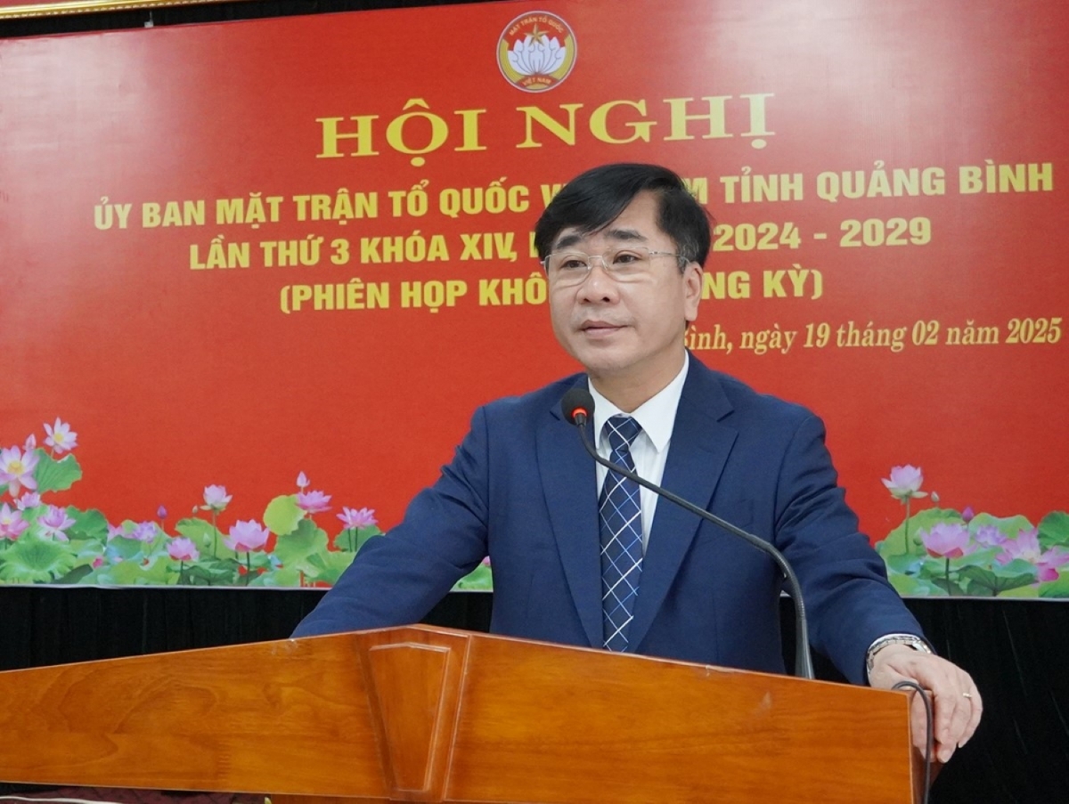 Giám đốc Sở Tài chính làm Chủ tịch MTTQ Việt Nam tỉnh Quảng Bình
