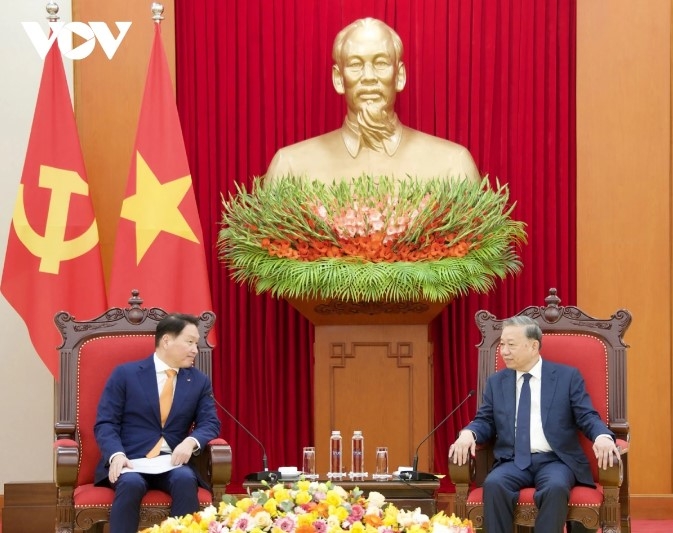 party chief welcomes sk group s deeper engagement in vietnam picture 1