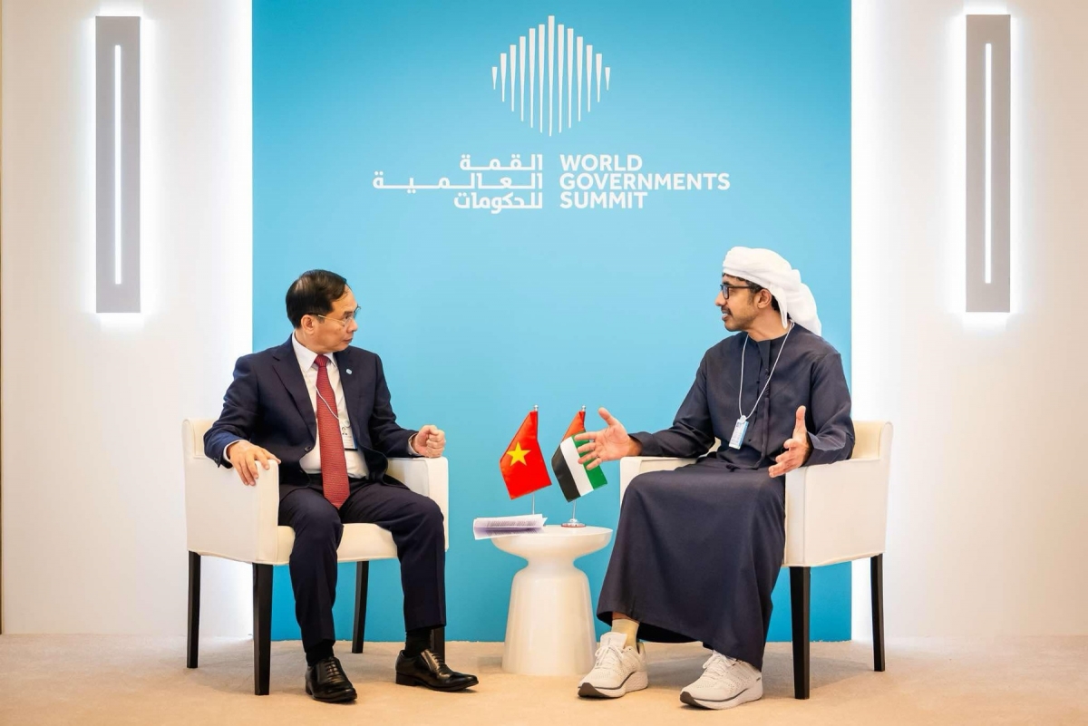Phó Thủ tướng Bùi Thanh Sơn gặp các Nhà Lãnh đạo UAE
