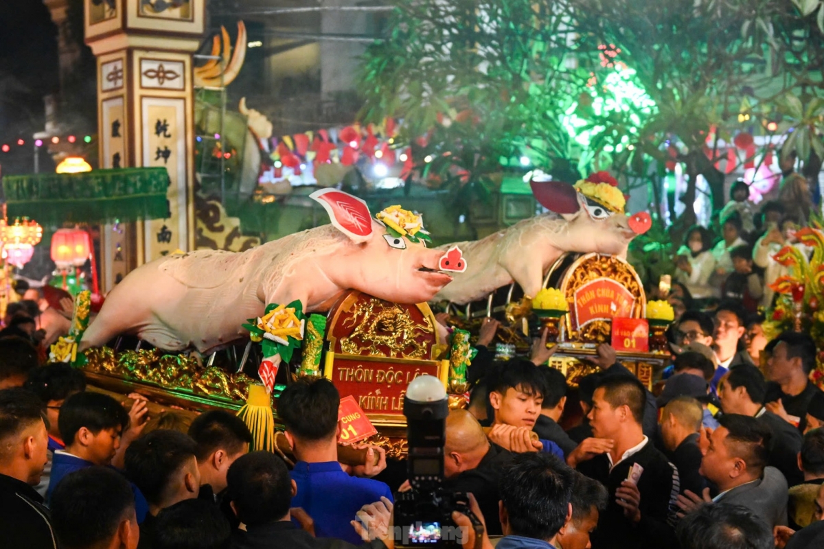 Unique pig procession festival in Hanoi’s La Phu village