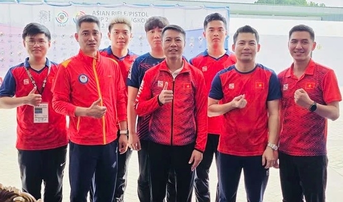 vietnam claims second gold at asian rifle pistol cup 2025 picture 1