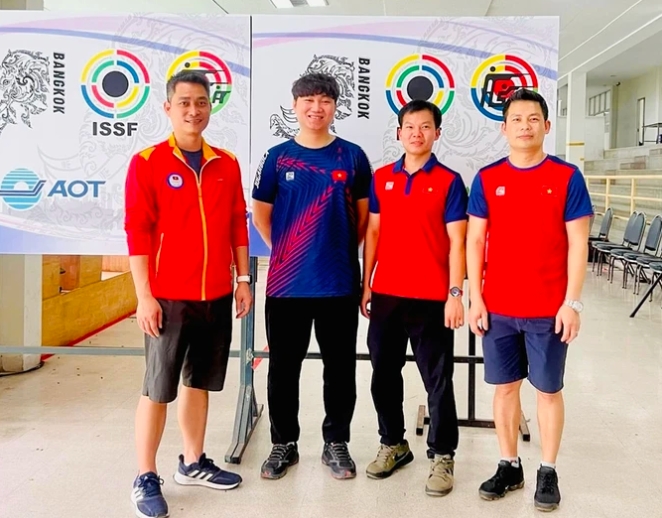 vietnam in fourth place at asian rifle pistol cup 2025 picture 1