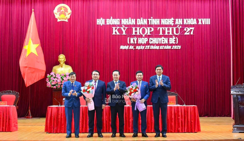 Nghệ An bầu bổ sung 2 Phó Chủ tịch UBND tỉnh