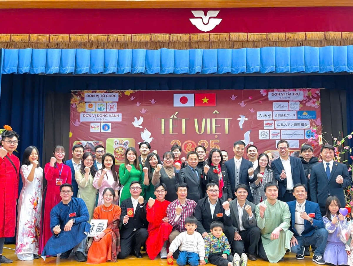 Tưng bừng Lễ hội Tết Việt 2025 tại Hiroshima, Nhật Bản