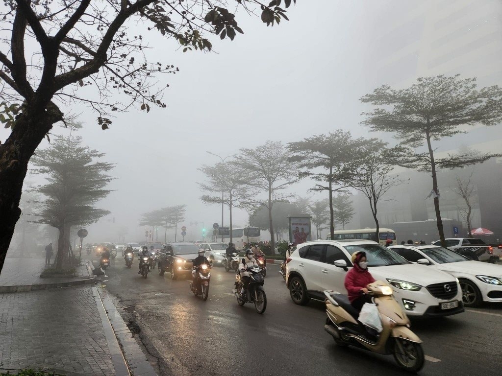 thoi tiet ngay 14 2 bac bo co mua vai noi, sang som co suong mu, troi ret hinh anh 1