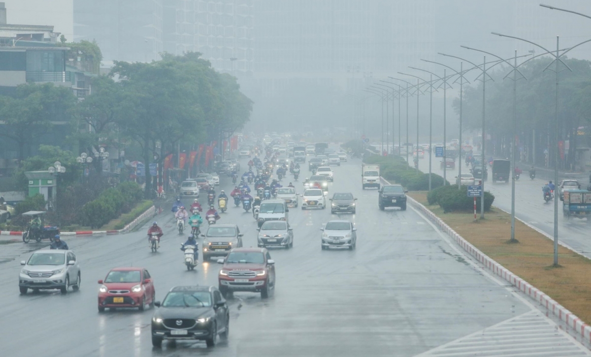 thoi tiet ngay 18 2 bac bo duy tri nom am voi mua phun rai rac, troi ret hinh anh 1