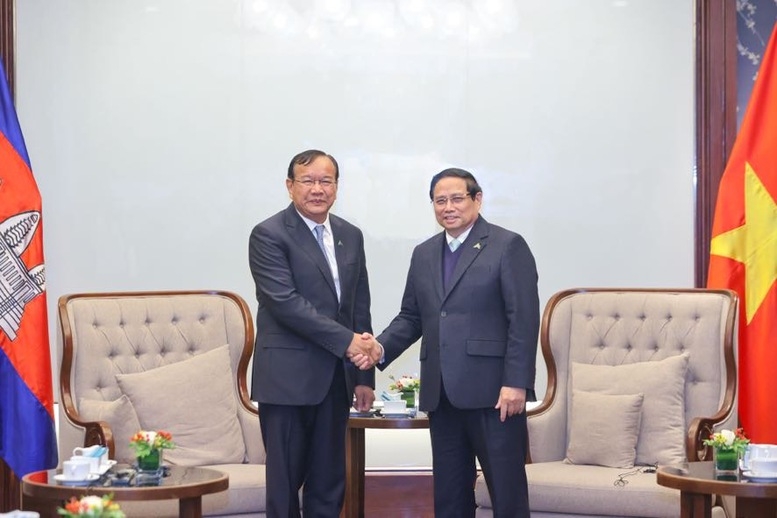 thủ tướng phạm minh chính tiếp phó thủ tướng campuchia prak sokhonn hình ảnh 1 thu tuong pham minh chinh tiep pho thu tuong campuchia prak sokhonn hinh anh 1