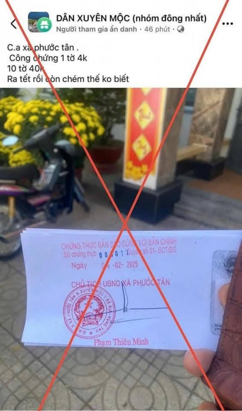xử lý đối tượng đăng thông tin sai sự thật, xuyên tạc về công an xã hình ảnh 1 xu ly doi tuong dang thong tin sai su that, xuyen tac ve cong an xa hinh anh 1
