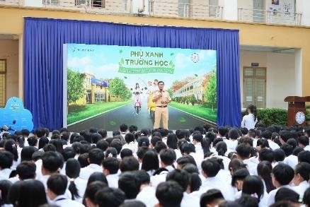 phủ xanh trường học thế hệ trẻ chọn một cách sống văn minh, bền vững hình ảnh 1 phu xanh truong hoc the he tre chon mot cach song van minh, ben vung hinh anh 1