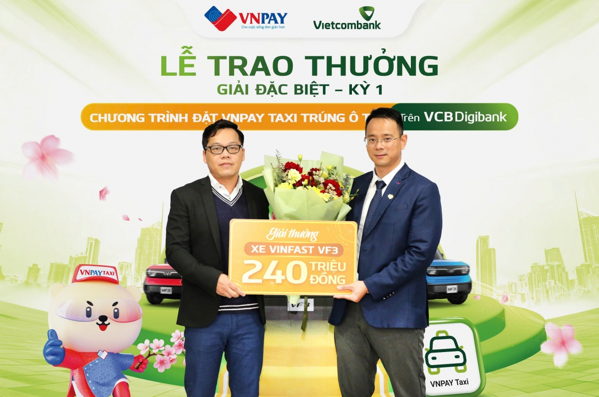 Da co khach hang trung oto vinfast khi dat taxi qua vcb digibank hinh anh 3