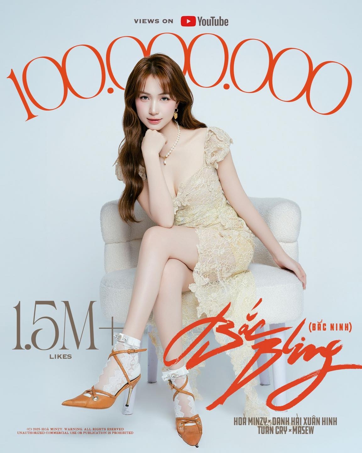 mv bac bling cua hoa minzy dat 100 trieu luot xem hinh anh 1