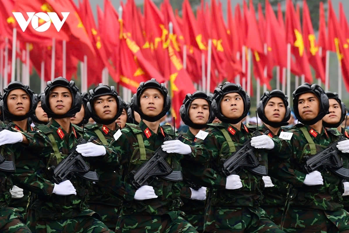 Another military parade rehearsal for 50th Anniversary of National Reunification