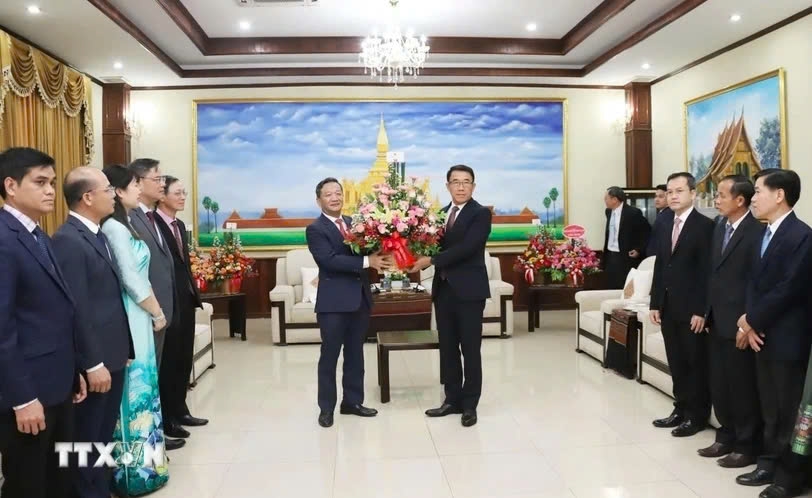 vietnam congratulates lao people s revolutionary party on 70th anniversary picture 1