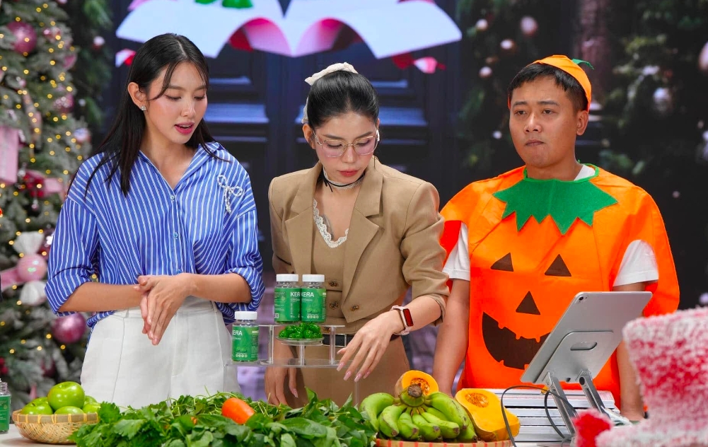 Sở VHTT TP.HCM tiếp nhận vụ hoa hậu Thuỳ Tiên quảng cáo “lố’ kẹo rau củ Kera
