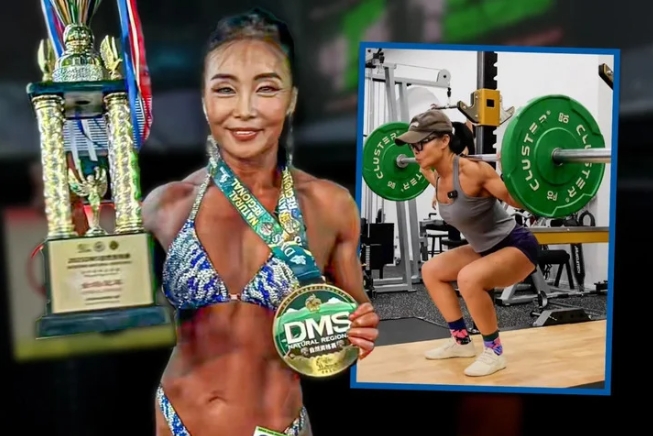 "Bà ngoại cơ bắp" vô địch cuộc thi thể hình ở tuổi 55