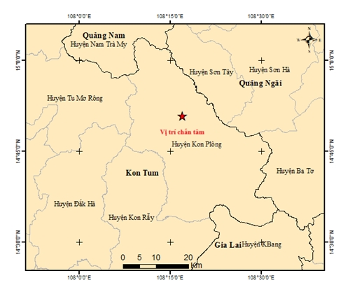 kon tum liên tiếp xảy ra 3 trận động đất hình ảnh 1 kon tum lien tiep xay ra 3 tran dong dat hinh anh 1